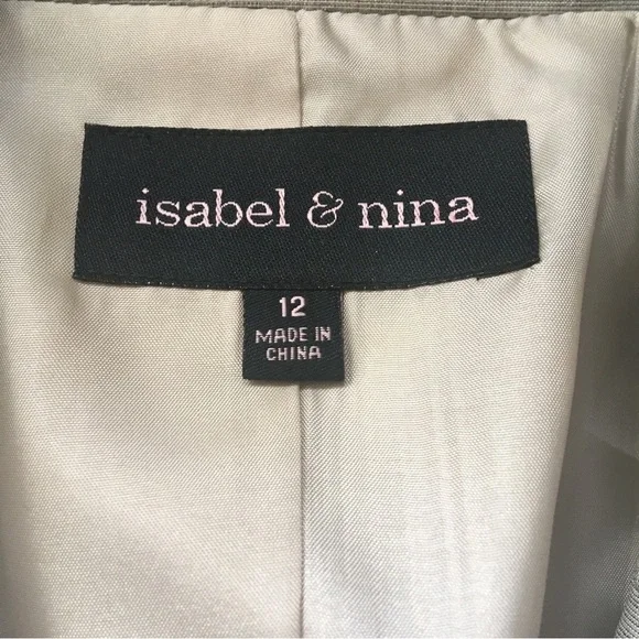 Isabel & Nina Blazer Jacket Size 12 - Picture 8 of 11
